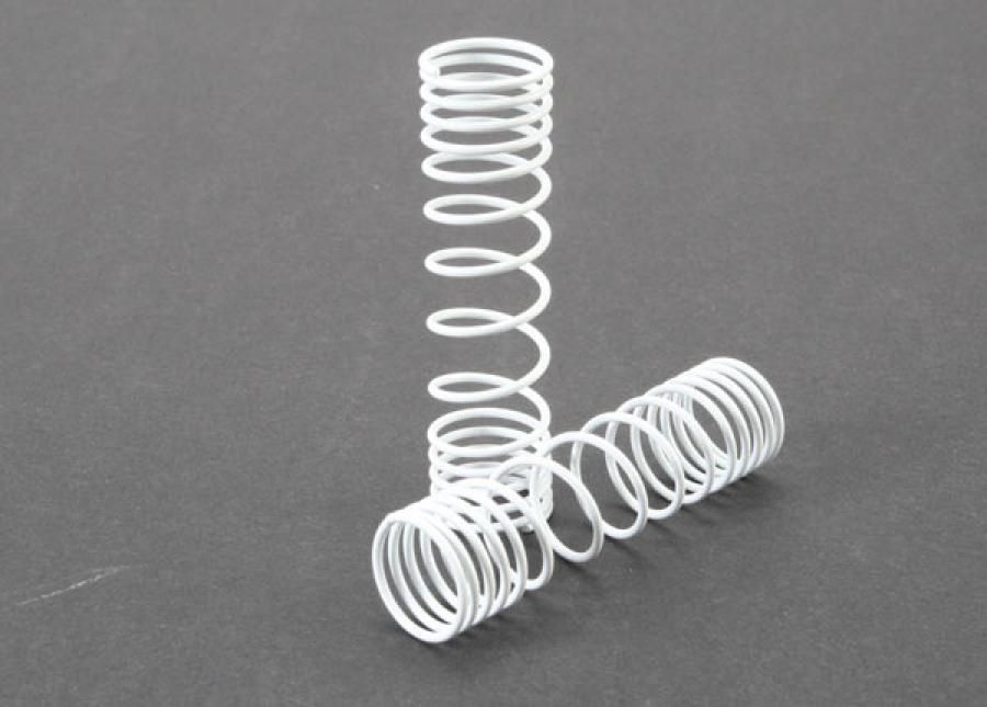 Traxxas Springs, rear (white) (progressive rate) (2) TRX5858