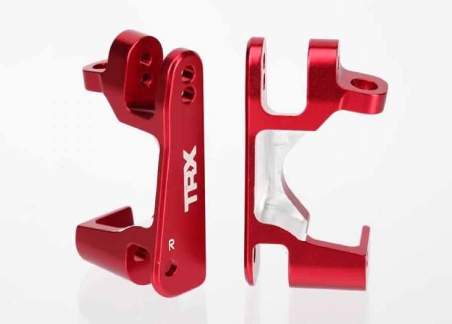 Traxxas Caster Blocks Alu Red L+R (2) TRX6832R