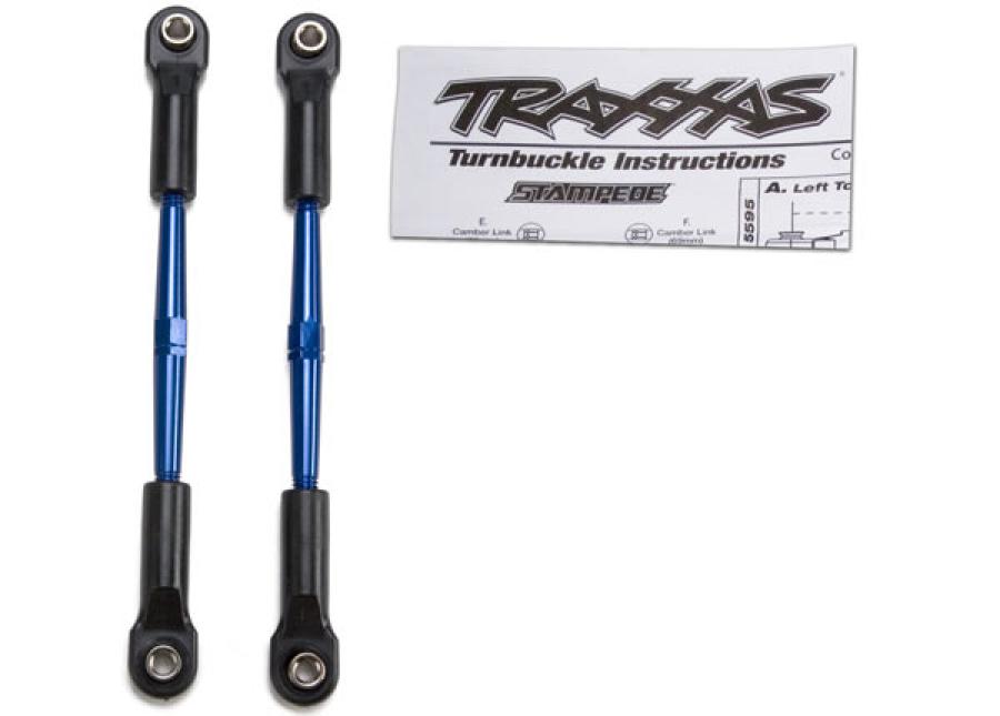 Traxxas Turnbuckle Toe Link Complete 96mm Aluminium Blue (2) TRX2336A