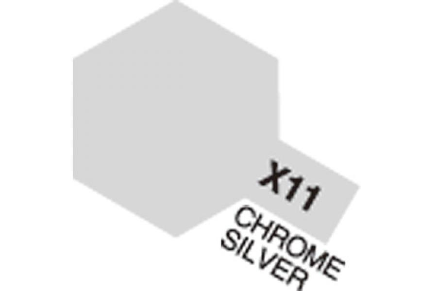 Acrylic Mini X-11 Chrome Silver