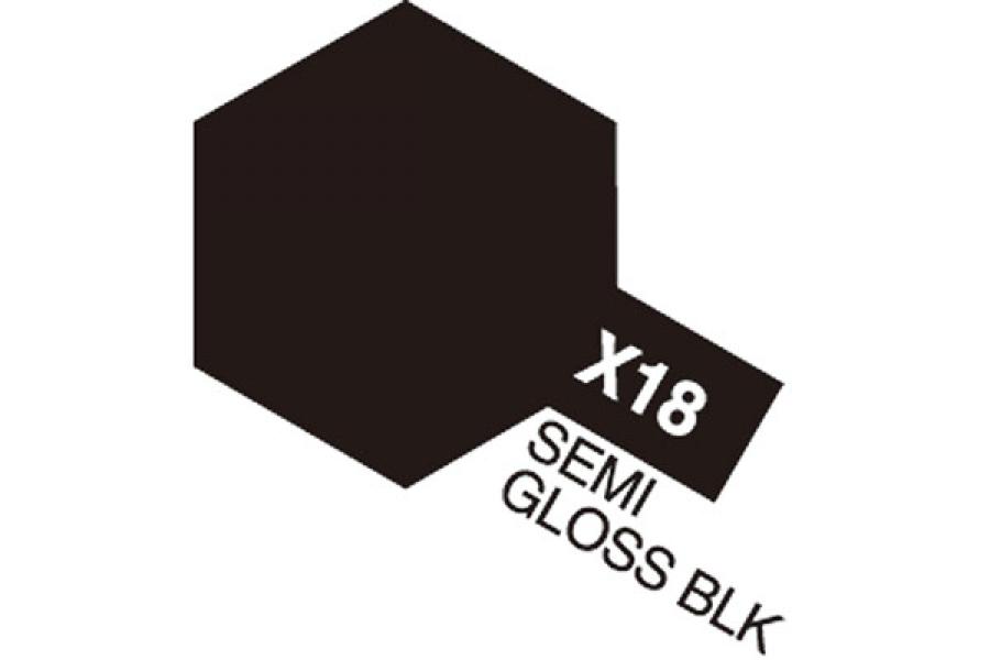 Acrylic Mini X-18 Semi Gloss Black