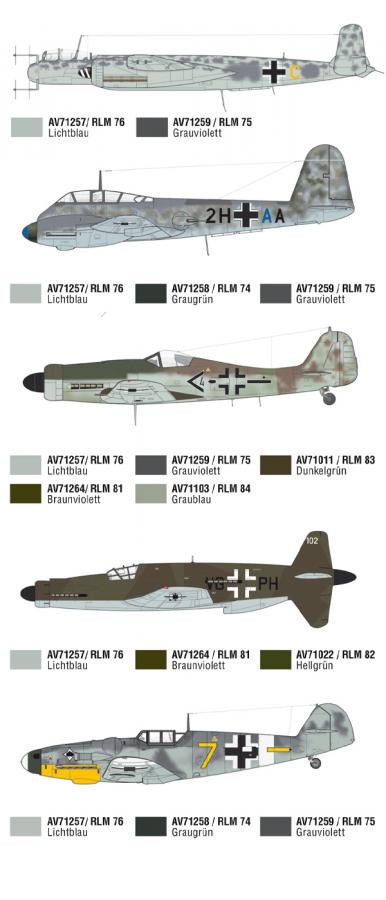 Luftwaffe Colors 1941 to end-war