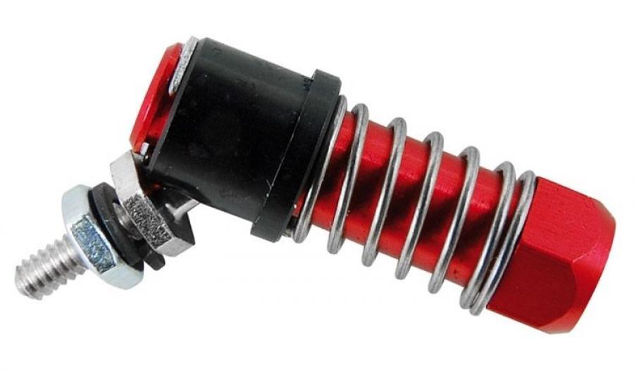 Aluminum Ball Connector 2-56 with locking sleeve