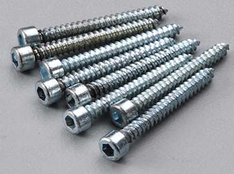 Socket Head Sheet Metal Screw No.4 x 1" (8)