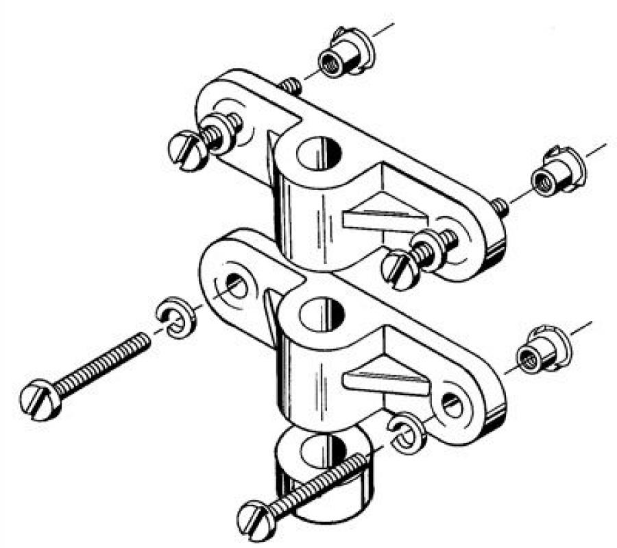 Gear Block Nylon 5/32