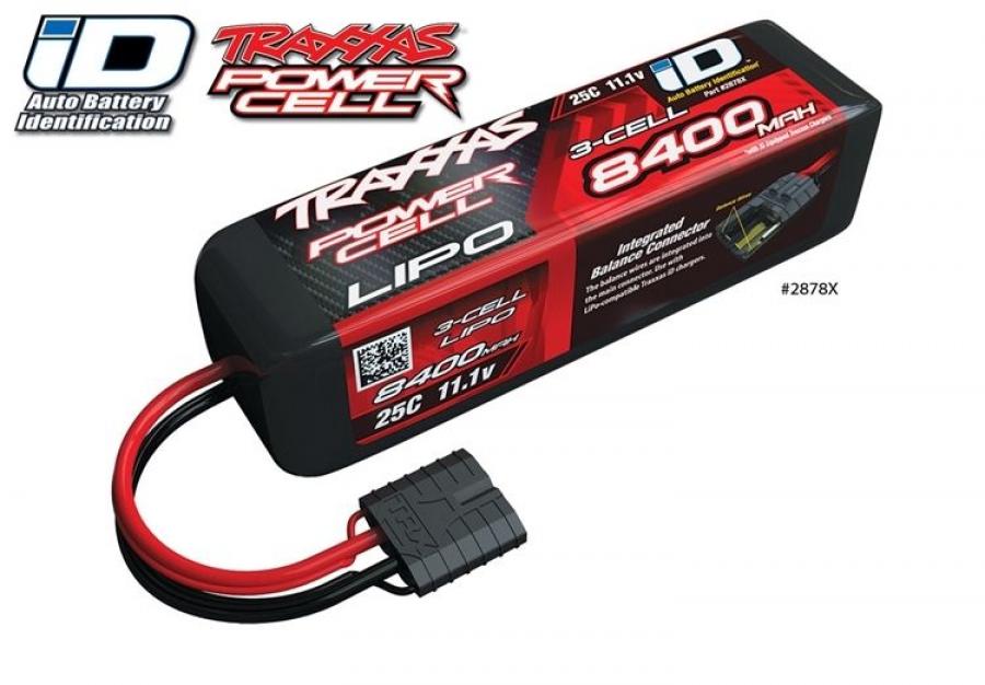 Traxxas Li-Po Battery 3S 11,1V 8400mAh 25C iD-connector TRX2878X