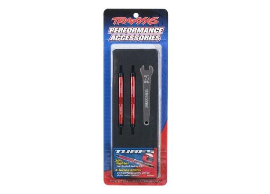 Traxxas Toe links, Slayer Pro 4X4 (TubesT 7075-T6 aluminum, red) (88 TRX5939R