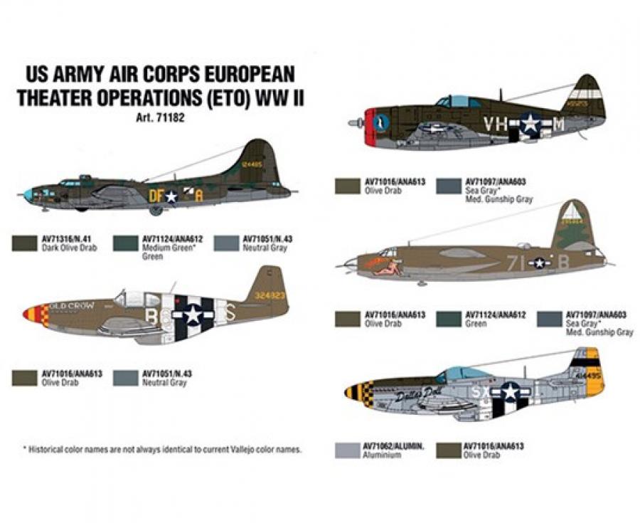 US ARMY AIR CORPS Colors (Europe)