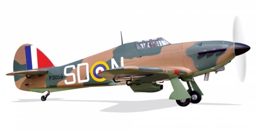 Black Horse Hawker Hurricane ARTF-50-55CCgas