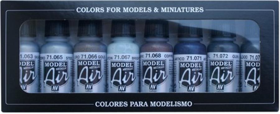 Model Air Set, Metallic Colors (8)