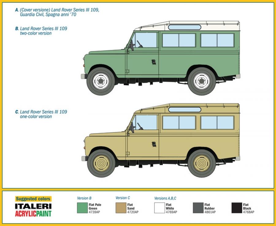 Italeri 1/35 LAND ROVER SERIES III 109