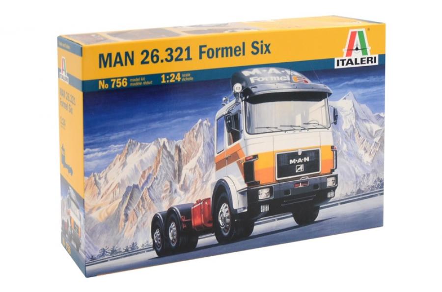 Italeri 1/24 MAN 26.321 Formel Six