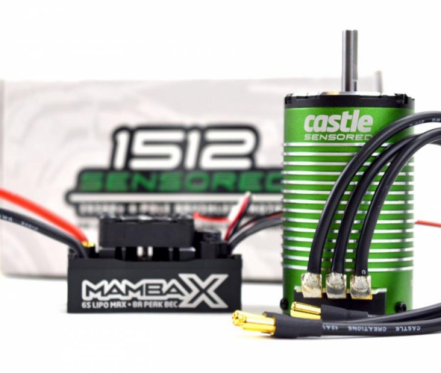 MAMBA X Sensor ESC with 1512-1800KV Combo E-Buggy