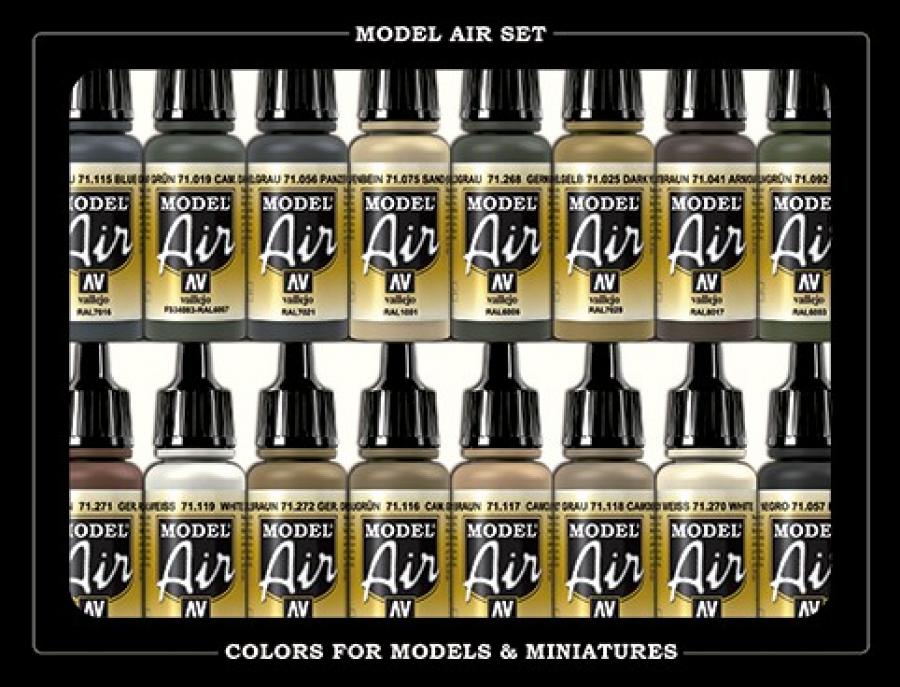 Model air set WWII German Colors. Europe & Africa
