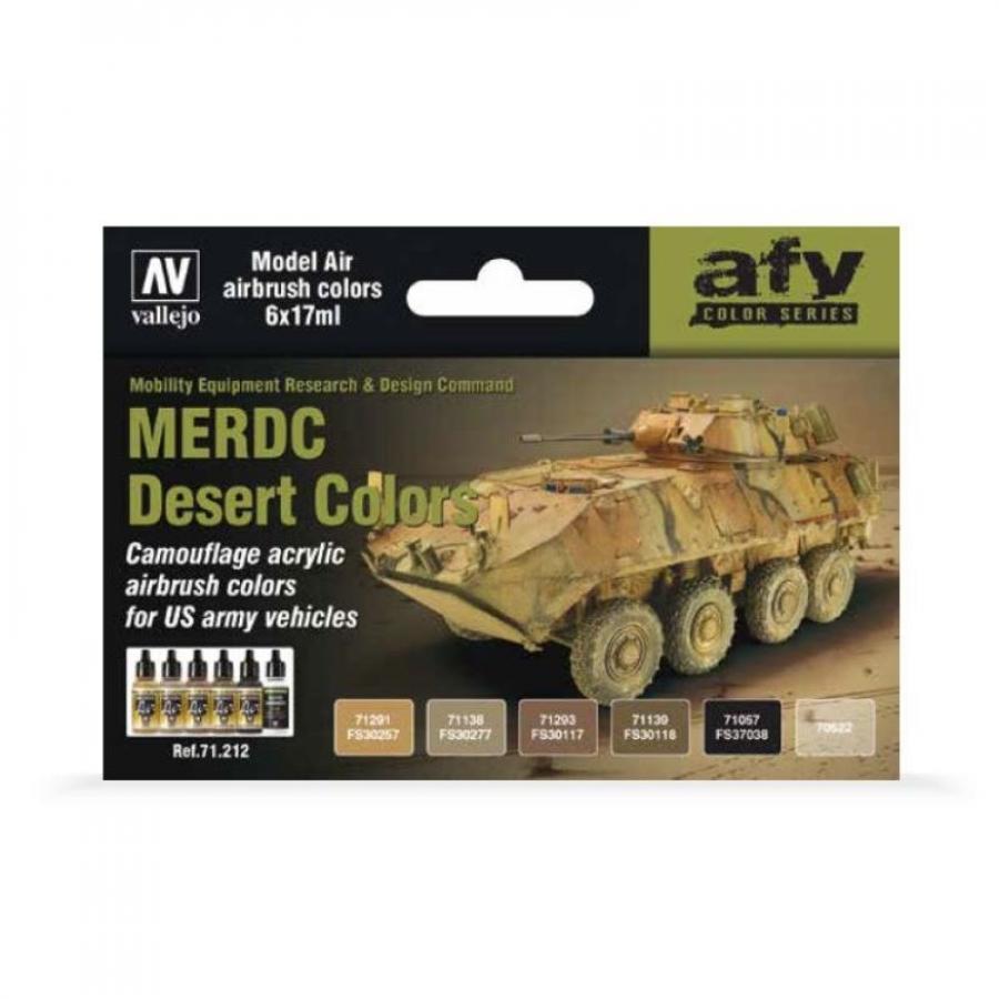 Model air set, Merdc Desert Colors 6X17ml