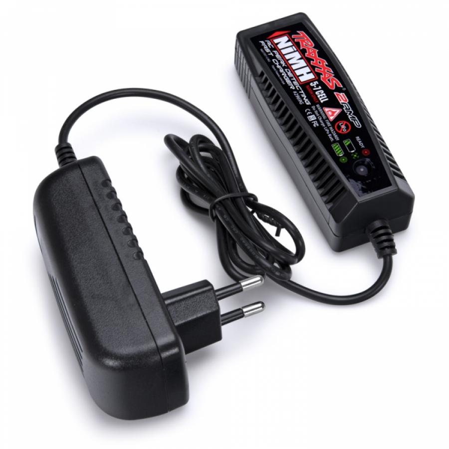 Traxxas Charger (2A) and 8,4V NiMH 3000mAh Hump iD Combo TRX2984G