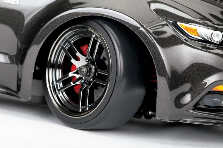 Traxxas Tires & Wheels 1.9" Drift Split-Spoke Black Chrome (4) TRX8378