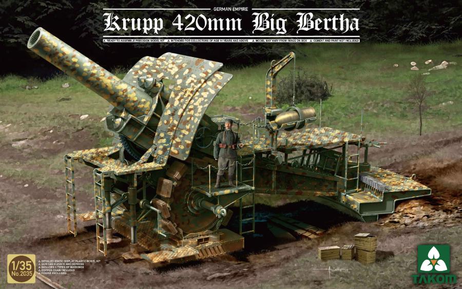 1:35 German Empire 420mm Big Bertha