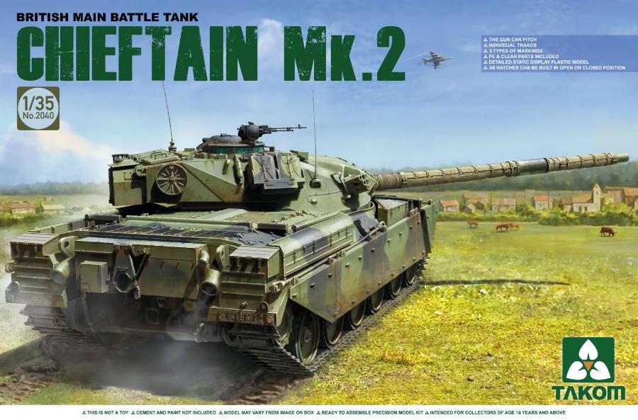 1:35 British main Battle Tank Chieftain Mk.2