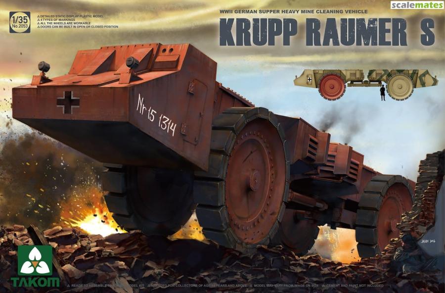 1:35 German Super Heavy Cleaning VehicleKrupp Raumer S