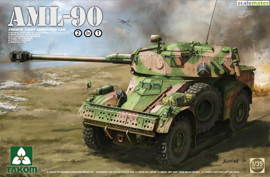 1:35 French Light Armoured Car AML-90