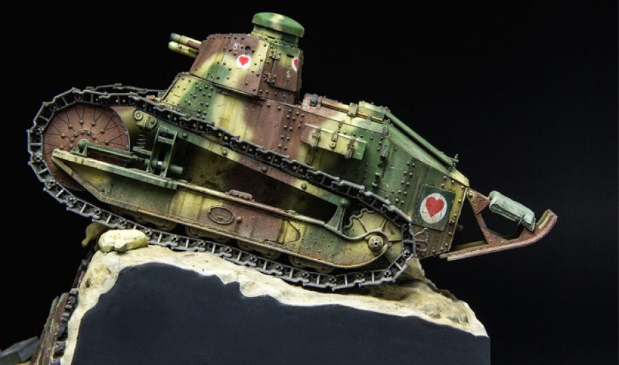 1:35 French FT-17 Light Tank (Riveted Turret)