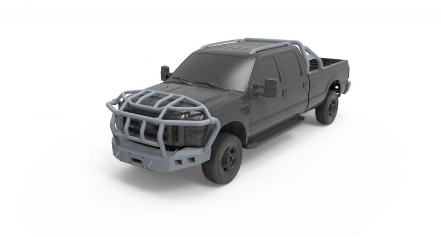 1:24 Ford F-350 exterior accessories (resin kit)
