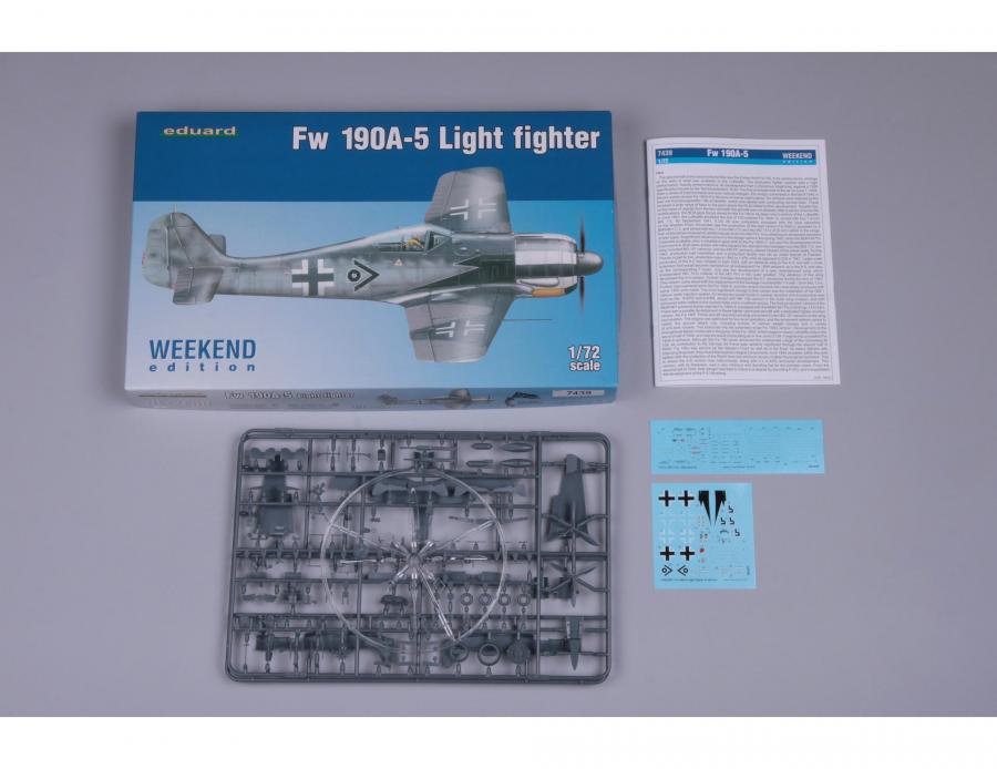 1:72 Fw 190A-5 Light Fighter(2 cannons)Weekend Ed.
