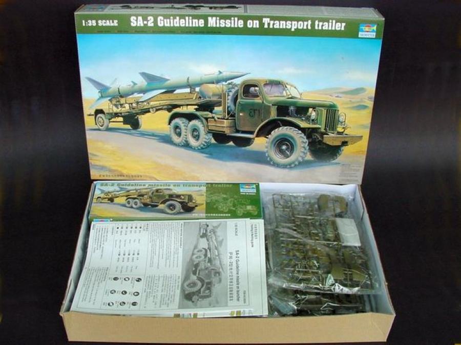 Trumpeter 1:35 SA-2 Guideline Missile on Transport