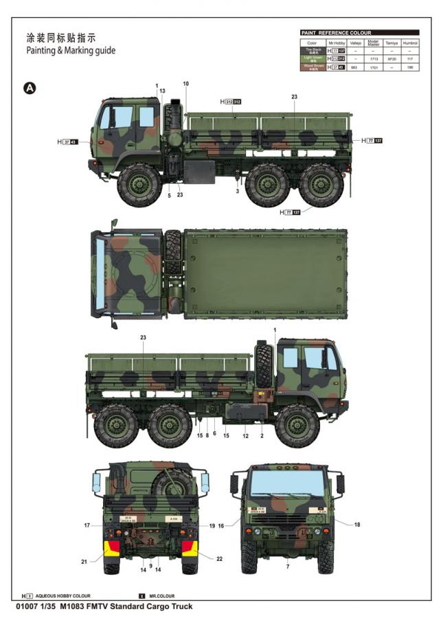 Trumpeter 1:35 M1083 FMTV Standard Cargo Truck