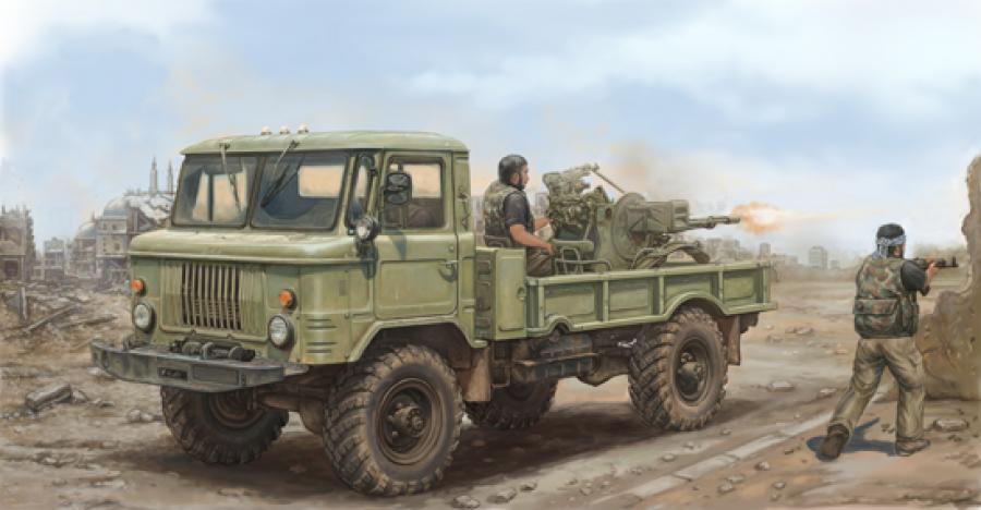 1:35 Russian GAZ-66 with ZU-23-2