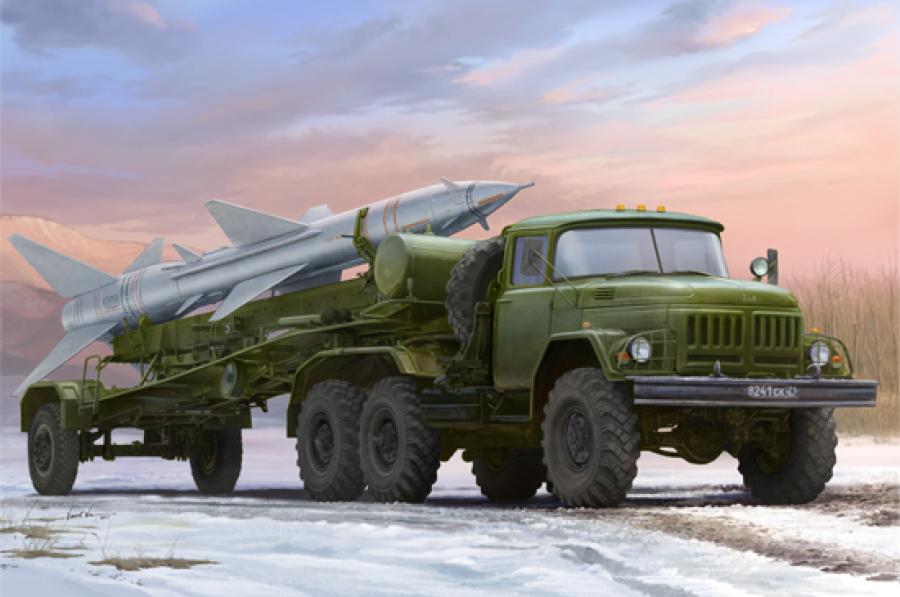 Trumpeter 1:35 Russian Zil-131V towed PR-11 SA-2