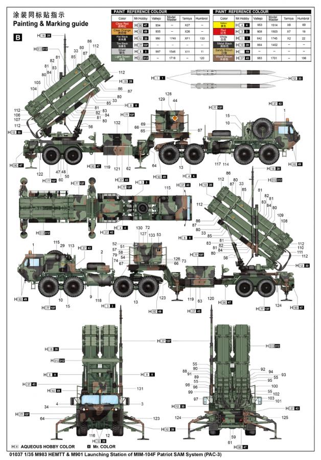 Trumpeter 1:35 M983 HEMTT & M901 Launching Station