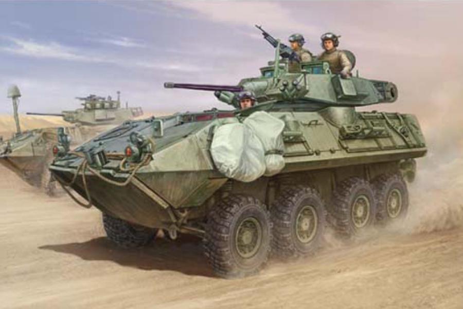 Trumpeter 1:35 LAV-A2 8x8 wheeled armoured vehicle