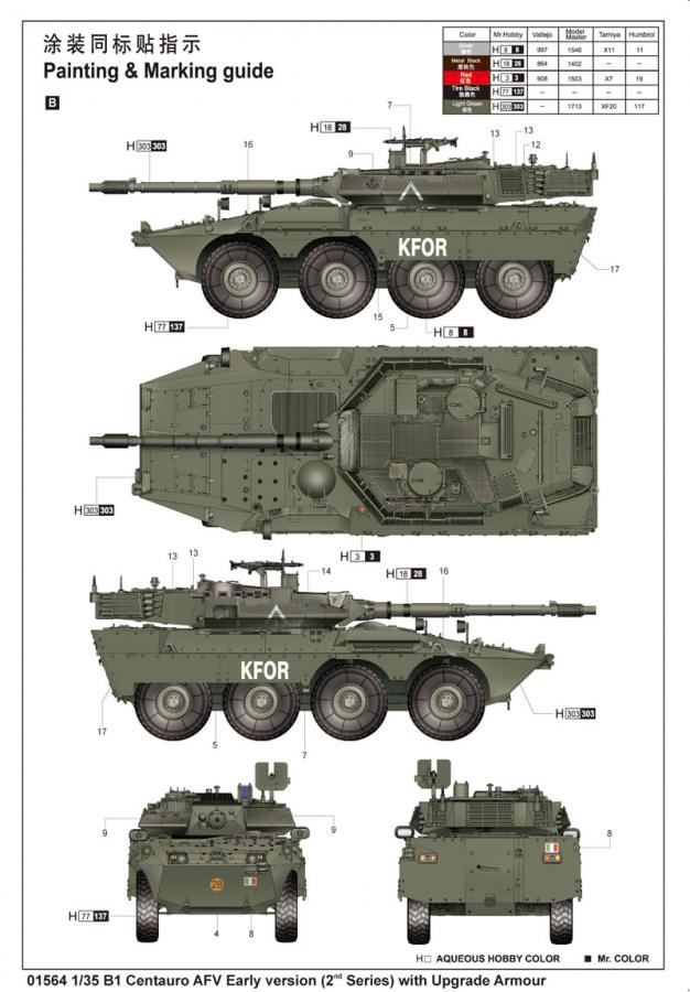 Trumpeter 1:35 B1 Centauro (Early) 2nd series