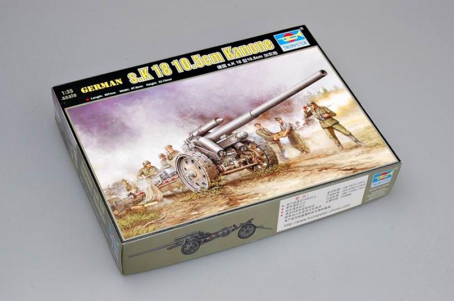 Trumpeter 1:35 German s.10cm K.18 Cannon