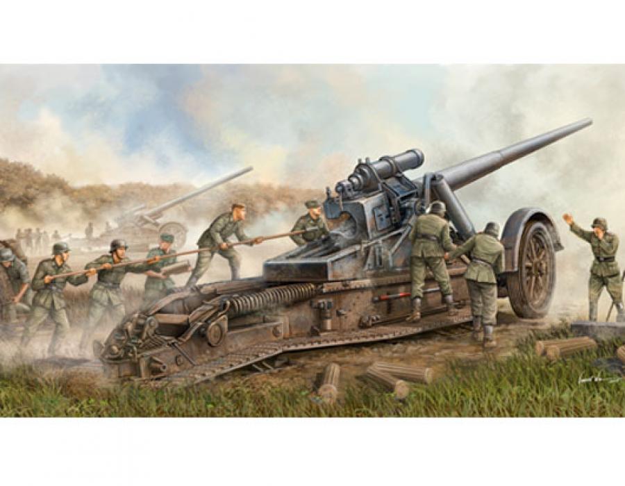 Trumpeter 1:35 German 17cm Kanone 18 Heavy Gun