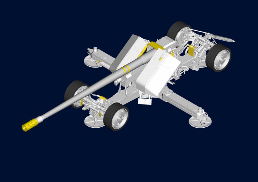 Trumpeter 1:35 German 128mm Pak44 (Krupp)