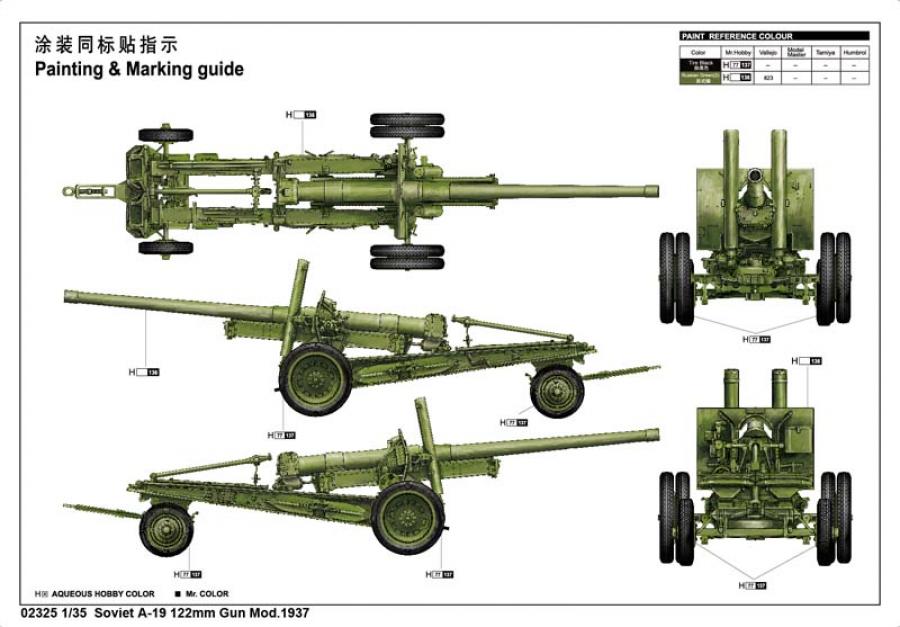 Trumpeter 1:35 Soviet A-19 122mm Gun Mod.1931/1937