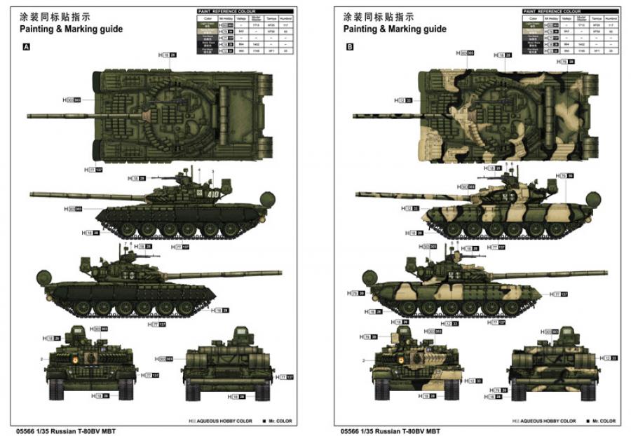 Trumpeter 1:35 Russian T-80BV MBT