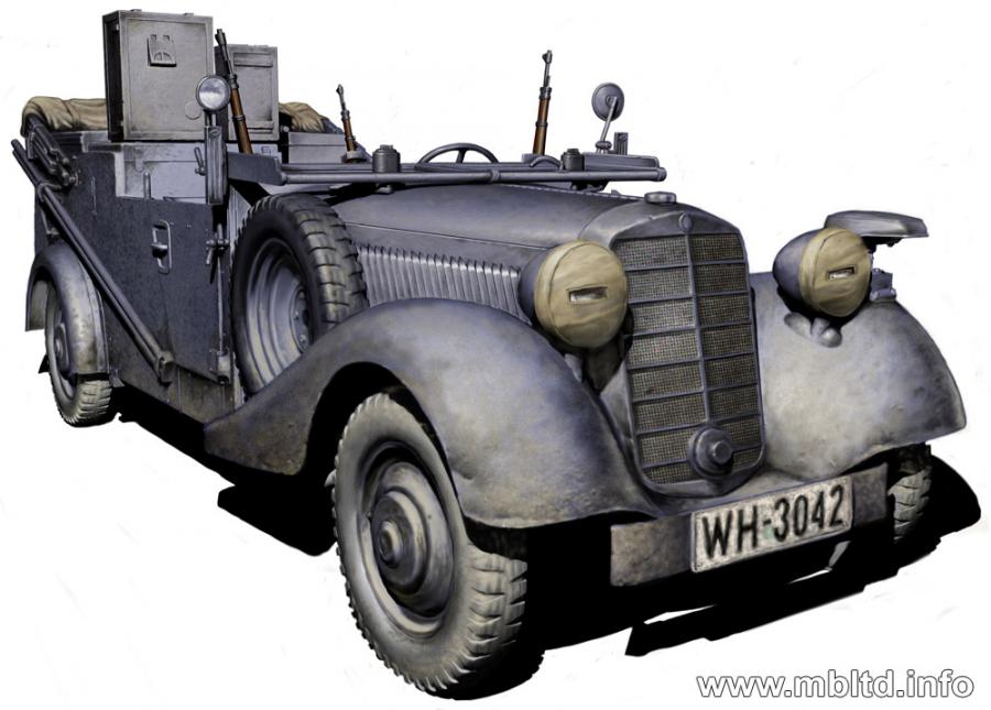 Masterbox 1:35 Sd.Kfz.2 Type 170 VK, radio car