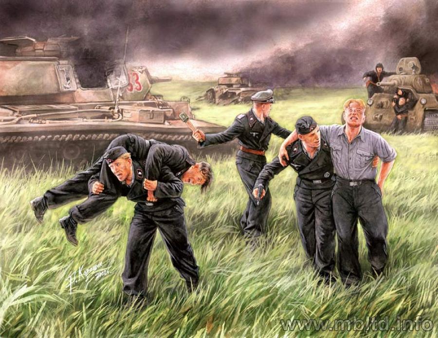 1:35 German Tank crew, Kursk 1943