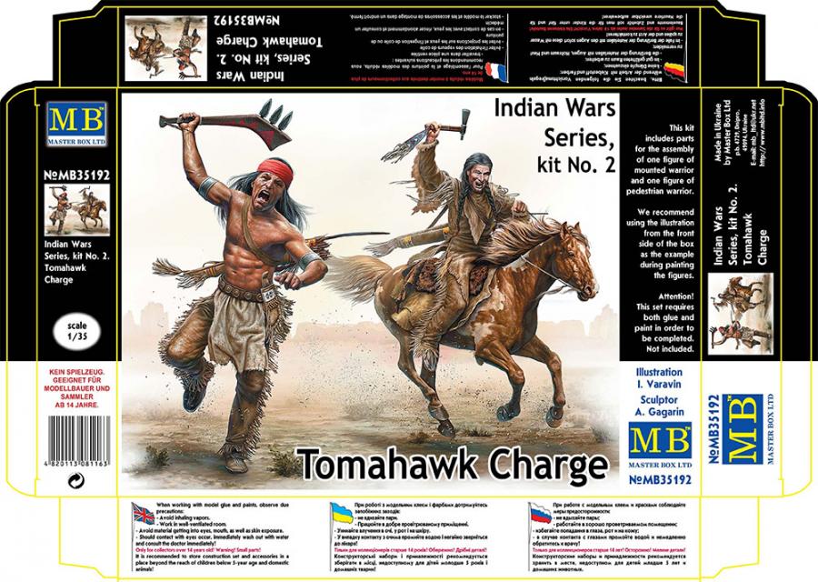 1:35 Tomahawk Charge, Indian Wars Series