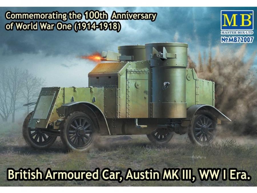 Masterbox 1:72 Austin Mk.III British armored car, WWI