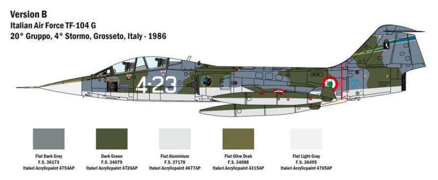 Italeri 1/32 TF-104 G Starfighter