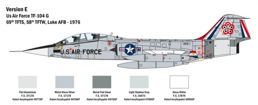 Italeri 1/32 TF-104 G Starfighter