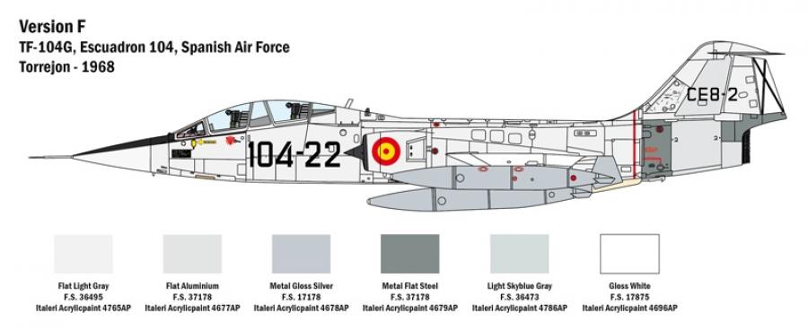 Italeri 1/32 TF-104 G Starfighter