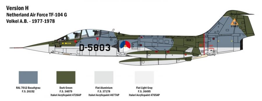 Italeri 1/32 TF-104 G Starfighter