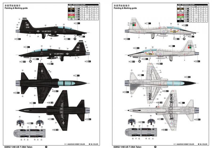 Trumpeter 1:48 US T-38A Talon