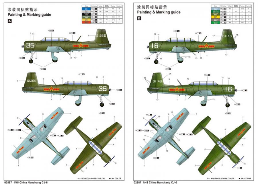 Trumpeter 1:48 China Nanchang CJ-6